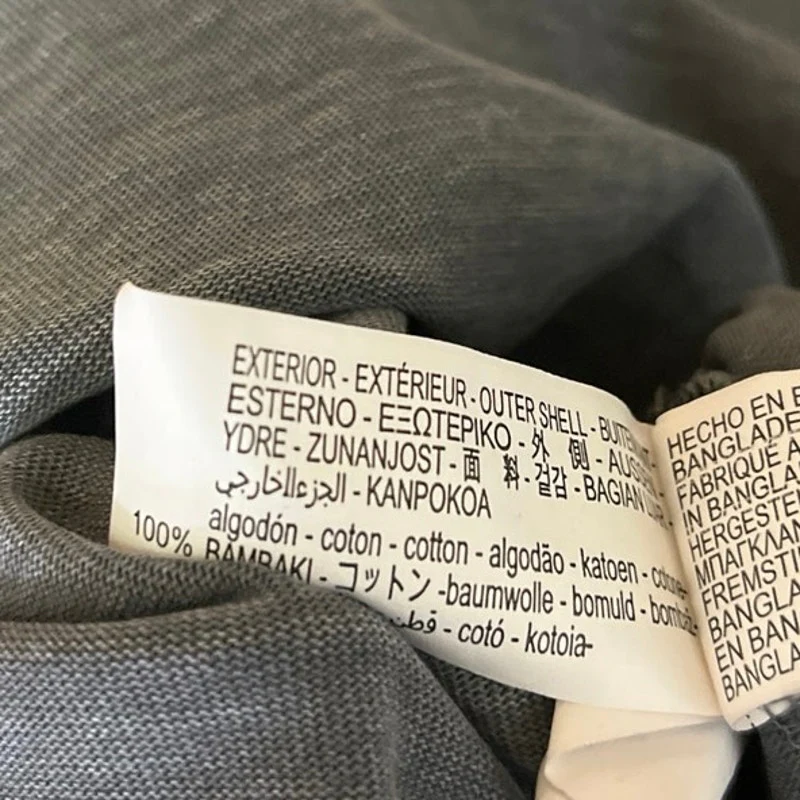 Zara Gray Drop Shoulder Crew Neck Casual Pullover Basic T Shirt Tee Top Size M - Image 4