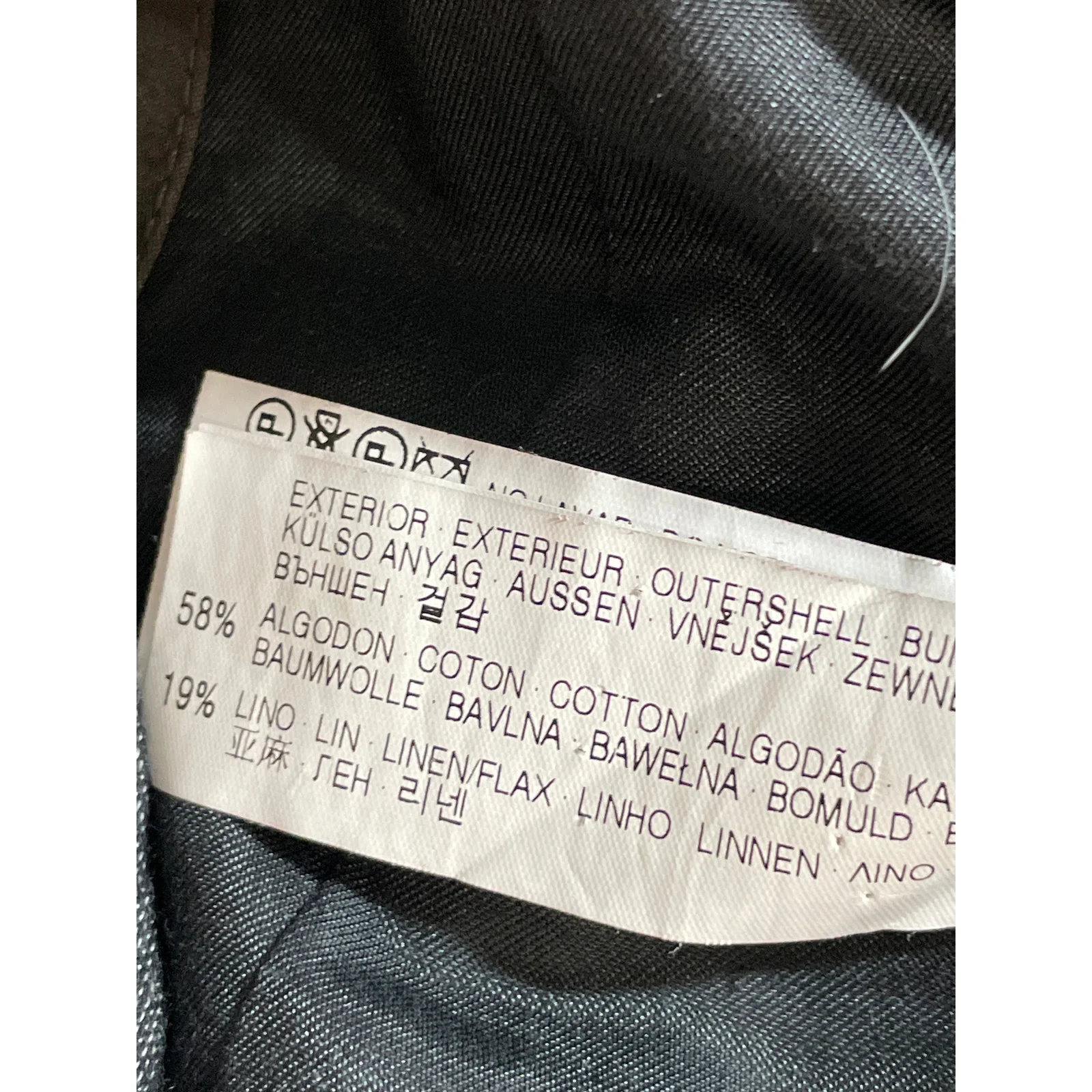 Zara Men Dark Gray Wool Notch Lapel Long Sleeve Blazer Sport Coat Suit Jacket 40 - Image 7