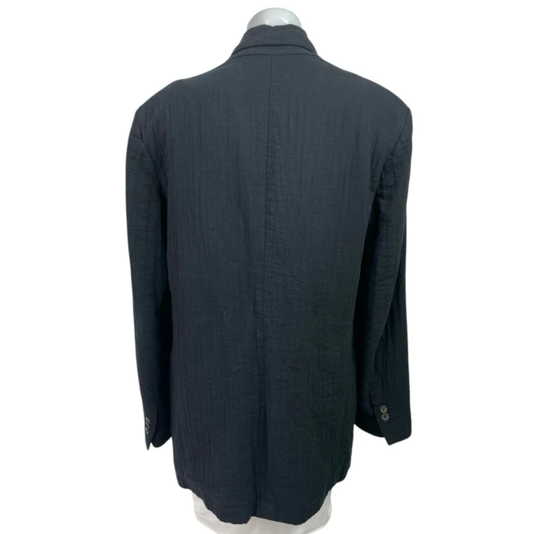 Zara Women's Black Long Sleeve Notch Lapel Pocket Blazer Coat Jacket Size S - Image 3