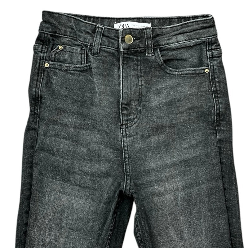 Zara Women's Black Skinny Slim Fit High Waist Stretch Denim Jeans Pants Size 4 - Image 3