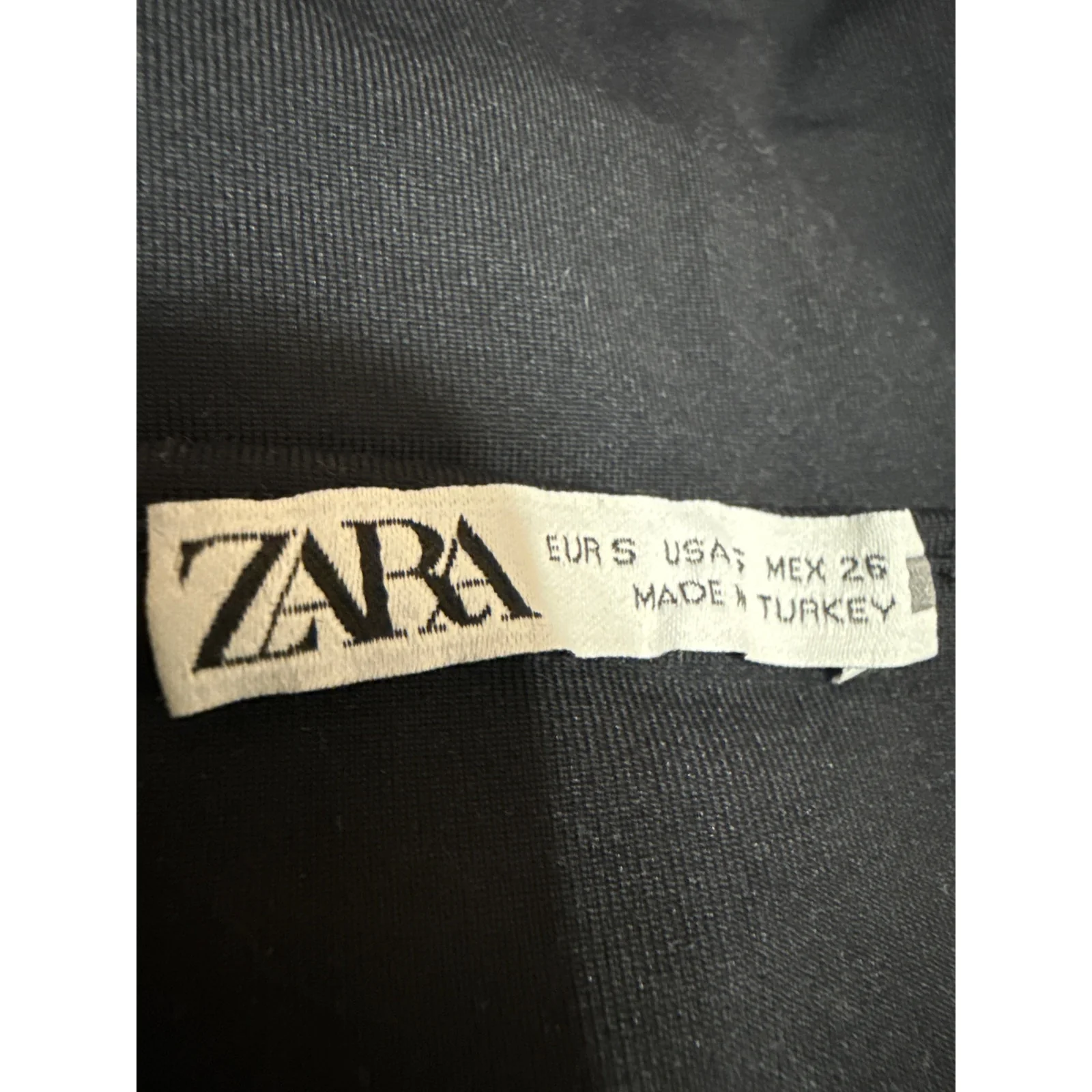 Zara Women's Black Sleeveless Cami Camisole One Piece Thong Bodysuit Tank Top S - Image 3