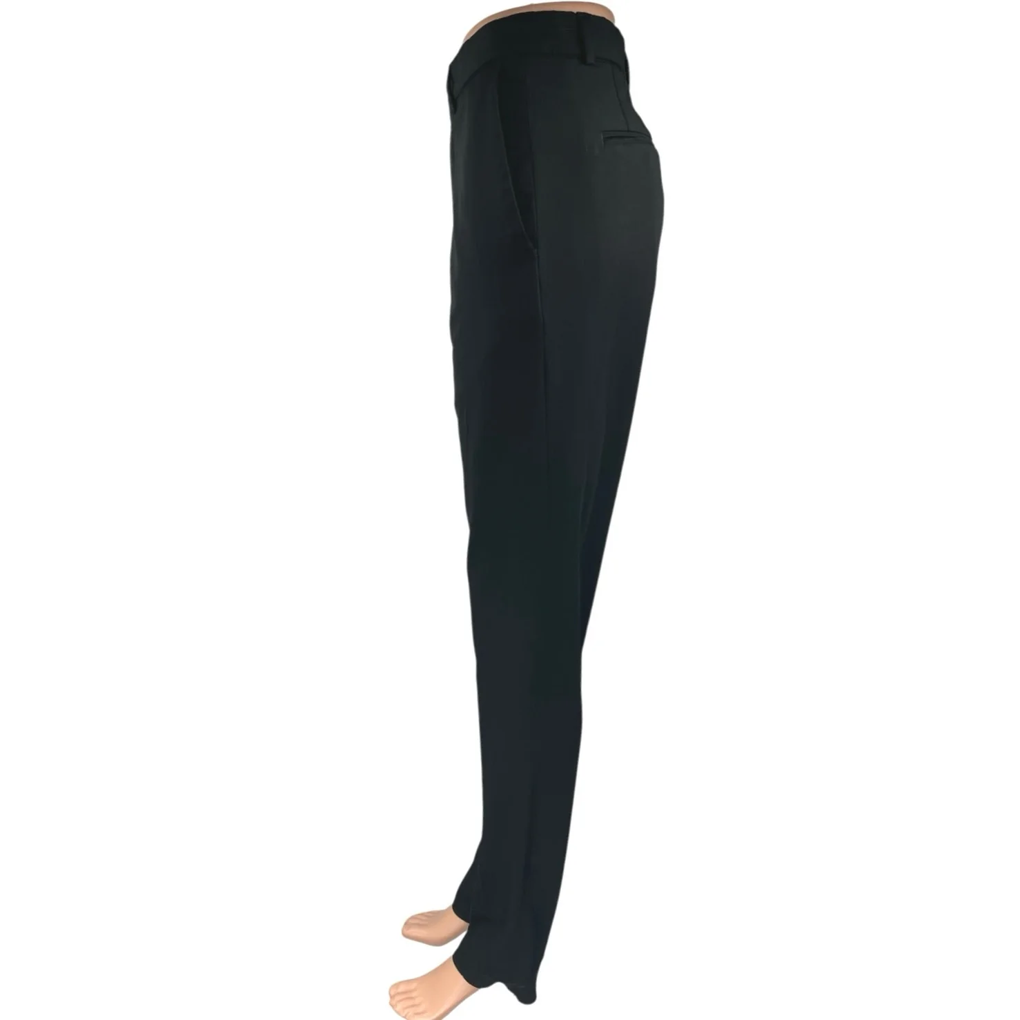 Zara Women's Black Straight Leg High Waist Ankle Career Trousers Dress Pants 30 - Image 2