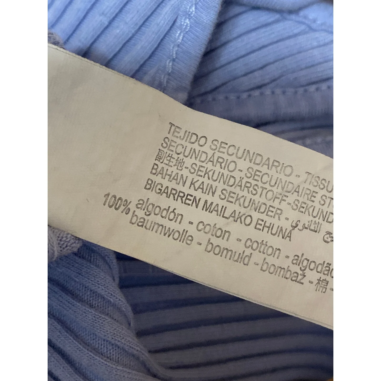 Zara Women's Blue Ribbed Cut Out High Neck Sleeveless Cami Tank Bodysuit Top S - Image 5