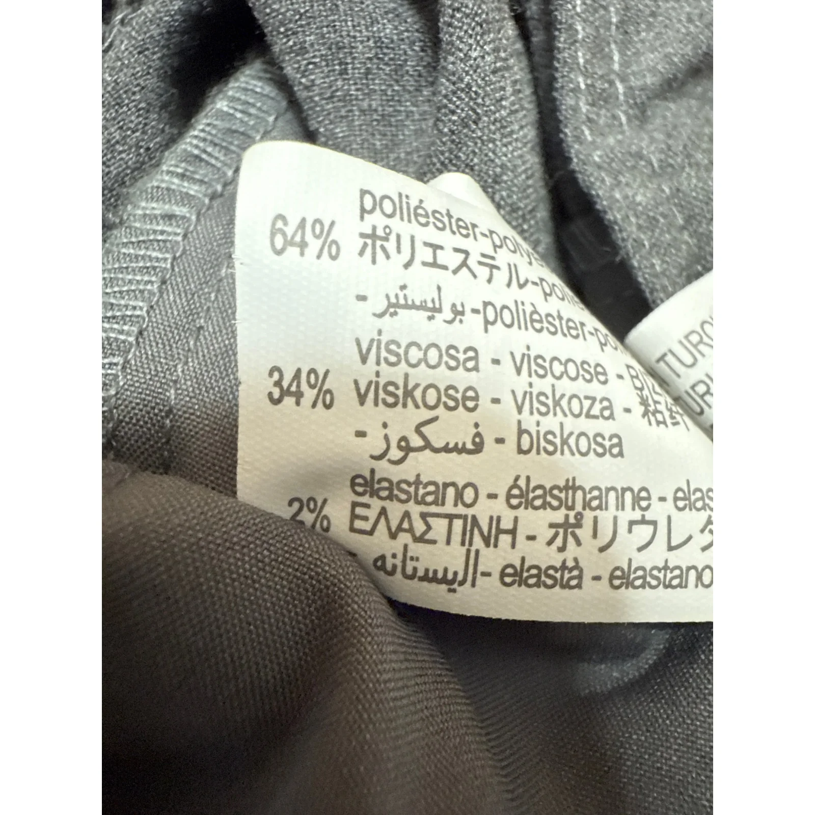 Zara Women's Gray Straight Leg High Waisted Pleated Trousers Dress Pants Size XS - Image 5