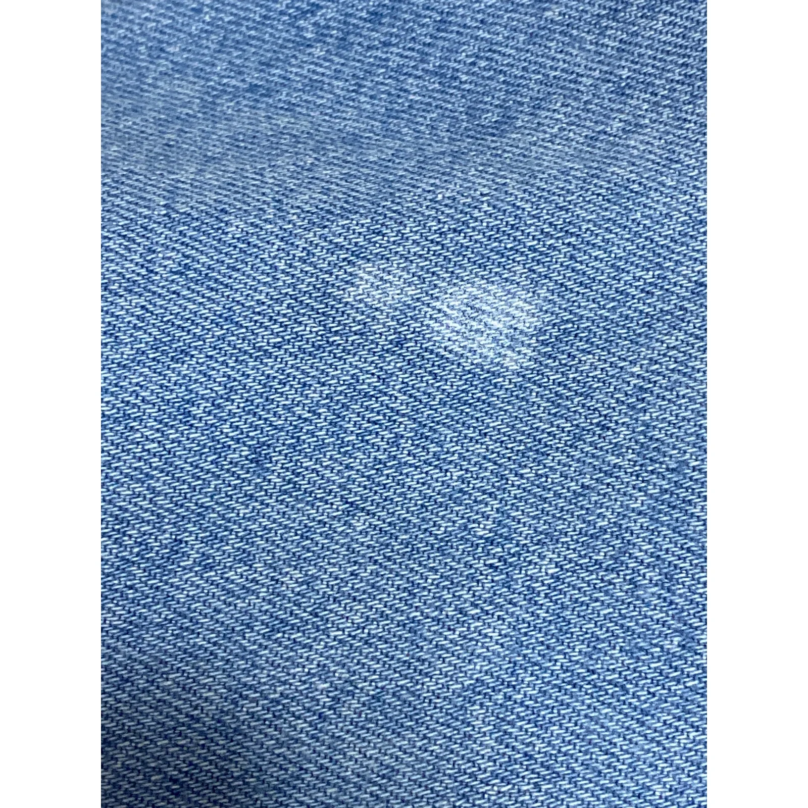 Zara Women's Light Blue Raw Frayed Hem High Rise Straight Denim Jeans Pants Sz 2 - Image 5