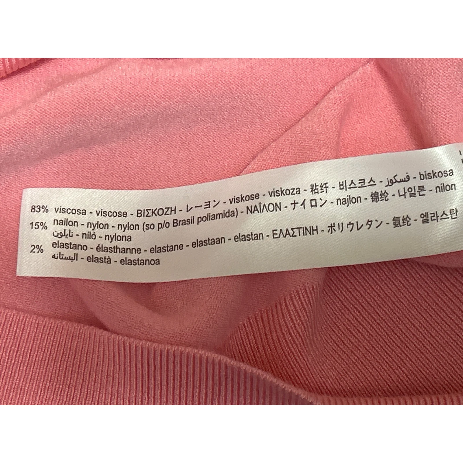 Zara Women's Pink Knit Sleeveless Button Back Crop Sweater Vest Tank Top Size S - Image 4