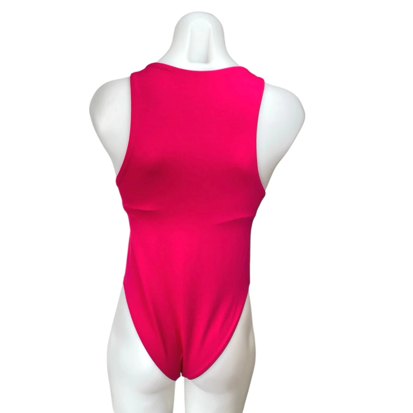 Zara Women's Pink Sleeveless Round Neck Cami Camisole Tank Bodysuit Top Size M - Image 2