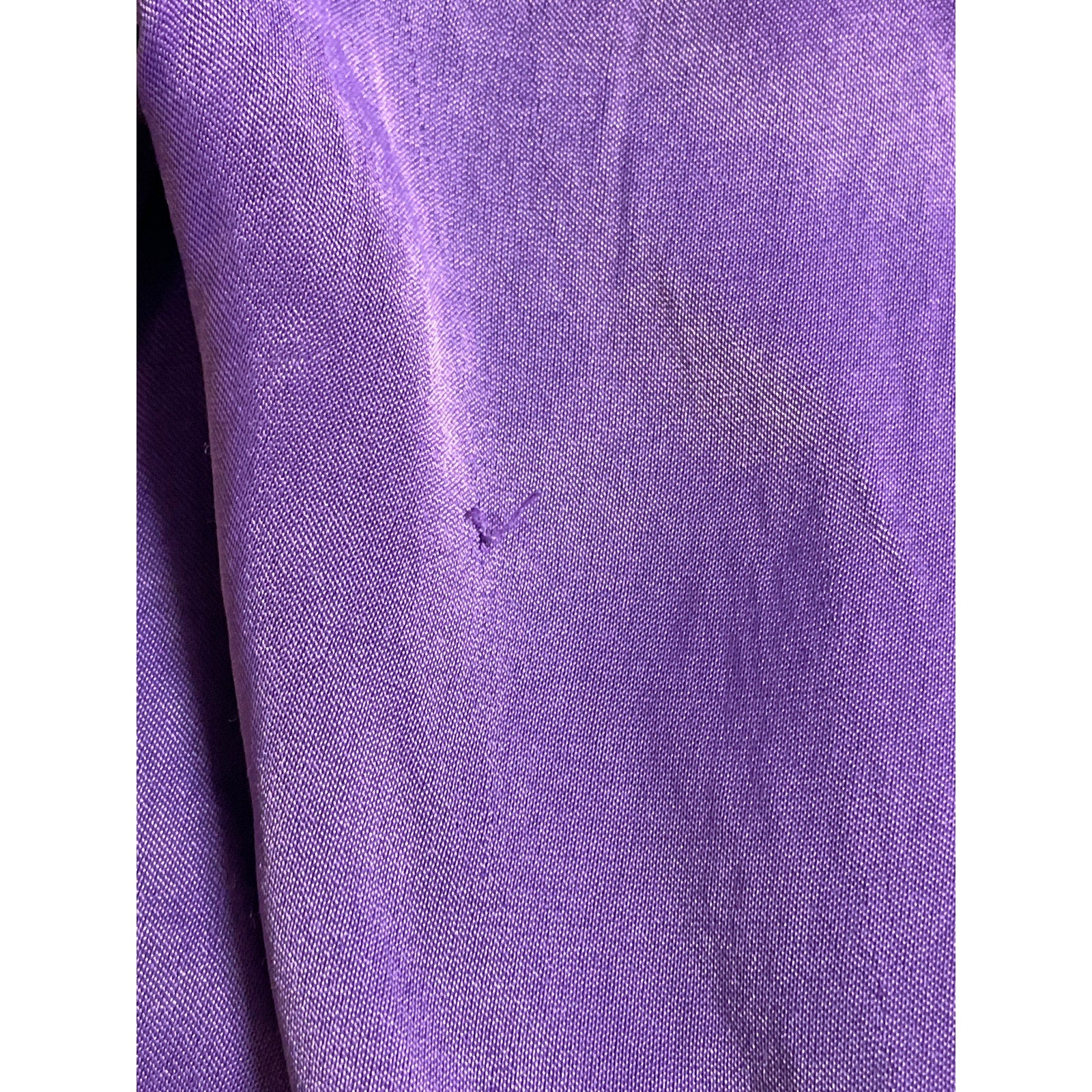 Zara Women's Purple High Rise Pleated Palazzo Wide Leg Trousers Dress Pants Sz M - Image 7