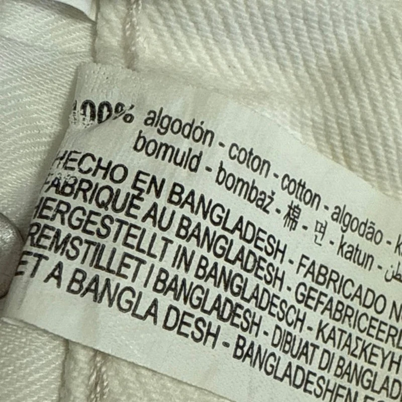 Zara Women's White Straight Leg High Waist Casual Trousers Denim Jeans Size 4 - Image 5