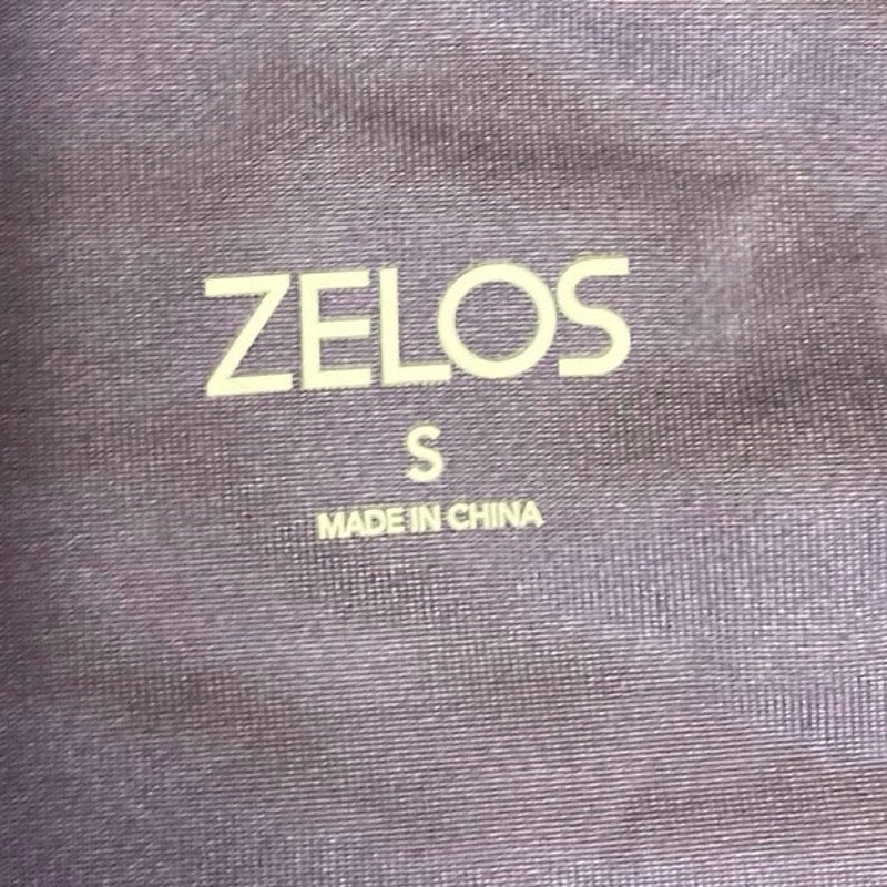 Zelos Purple Low Rise Activewear Yoga Workout Gym Crop Athletic Tight Leggings S - Image 4