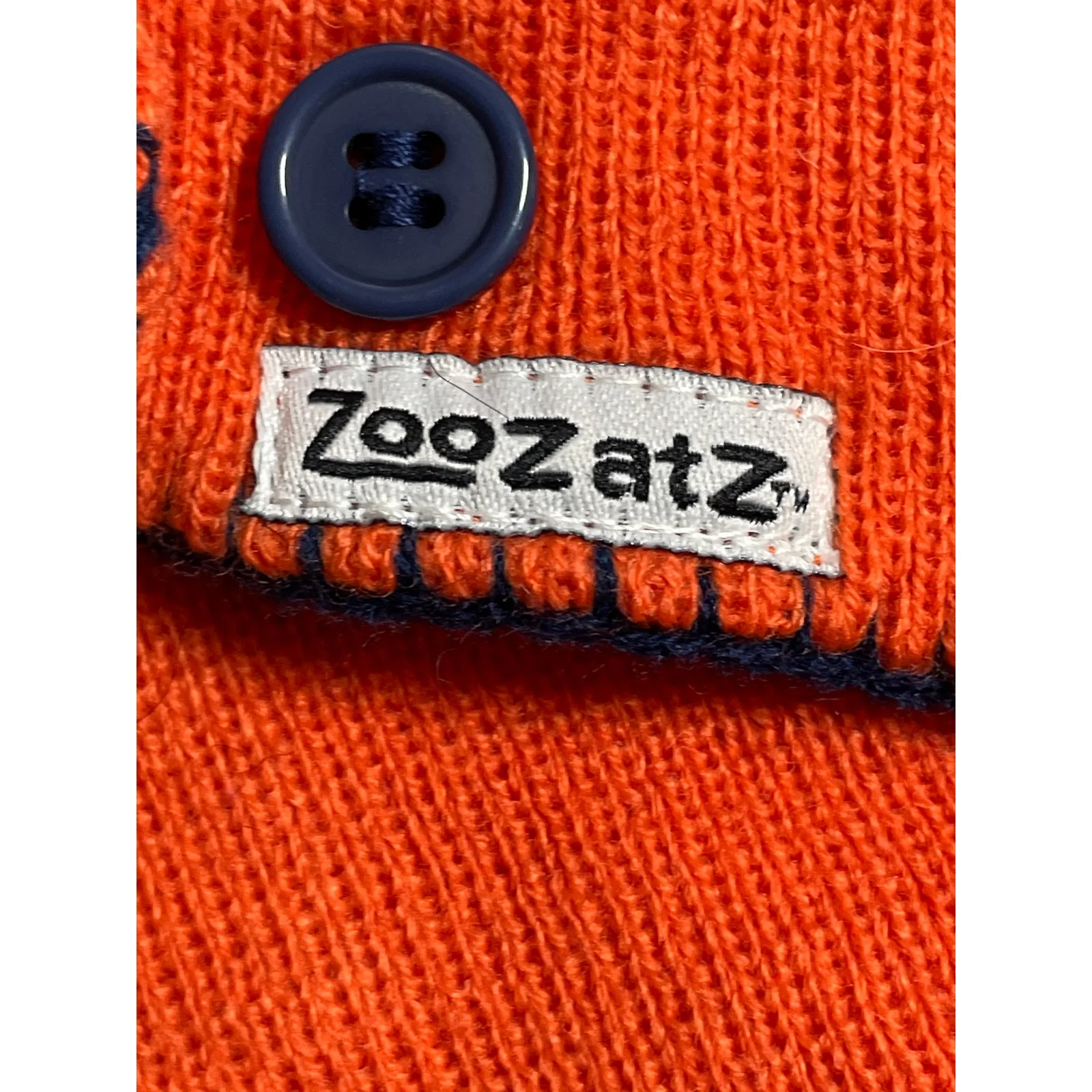 ZooZatz Otto the Orange Mascot NCAA Syracuse University Knit Headband Size OS - Image 4