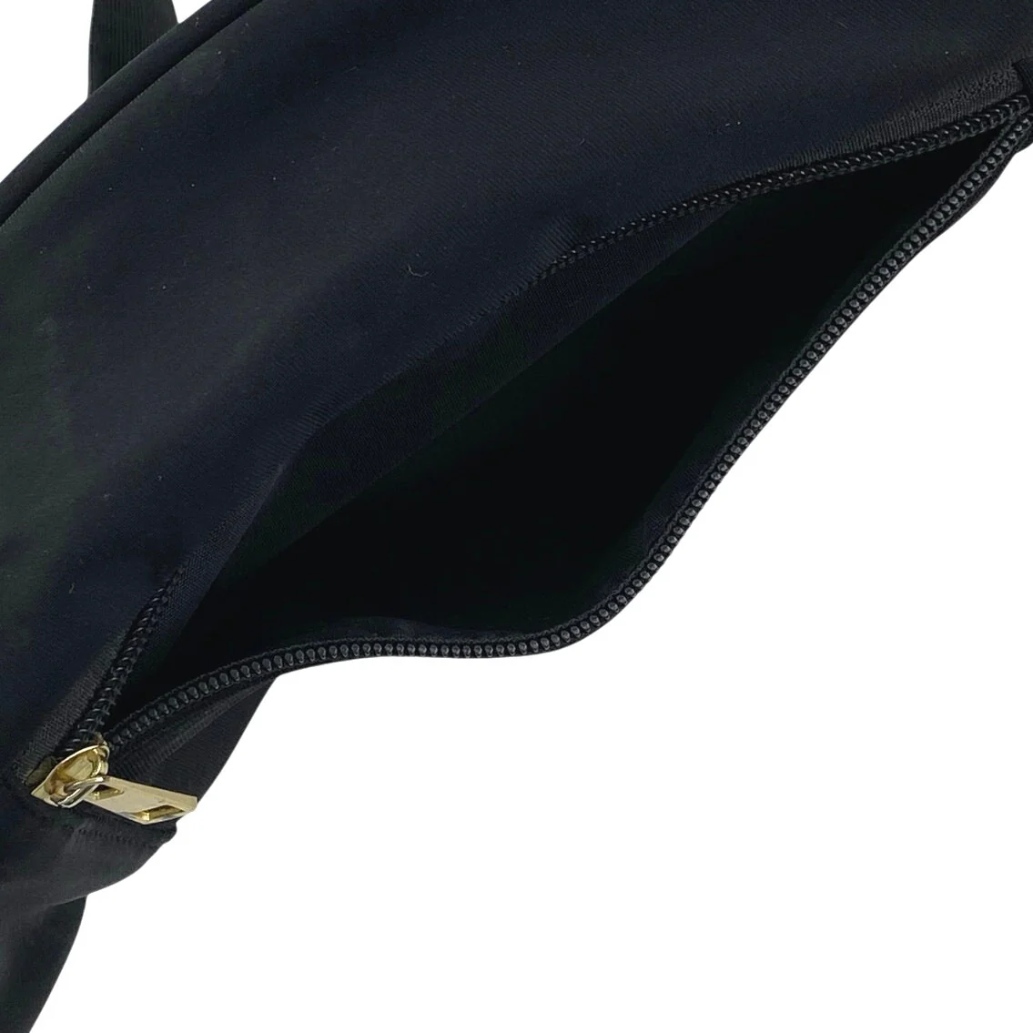 Zorfin Women's Black Gold Accent Adjustable Strap Travel Crossbody Belt Bag OS - Image 4