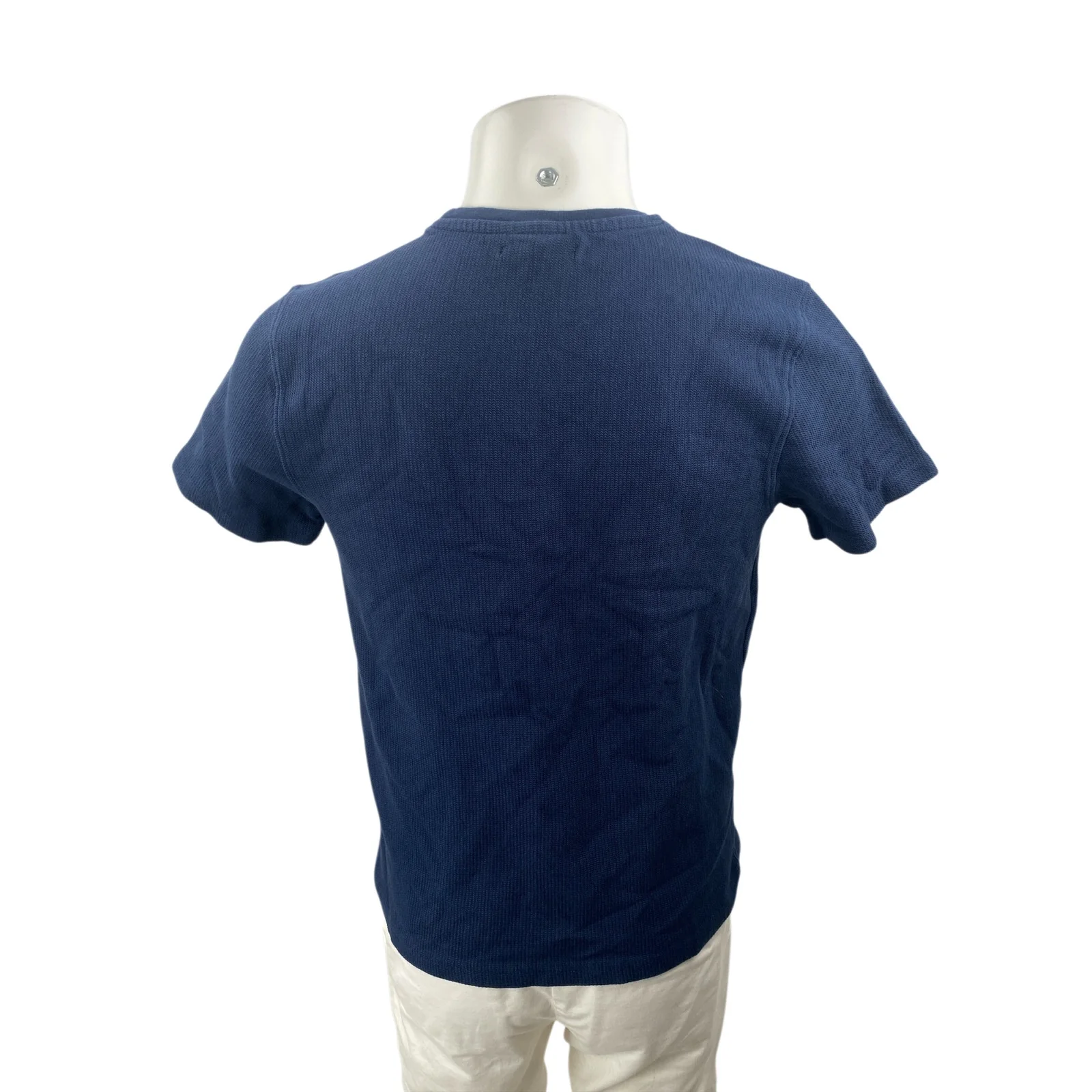 Zudio Men's Navy Blue Short Sleeve Crew Neck Basic Casual T Shirt Tee Top Size M - Image 4